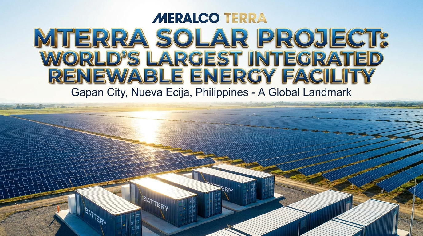 World's Largest Integrated Solar and Battery Storage Facility Launches in Nueva Ecija, Powering Millions of Filipino Homes